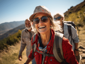 Randonnée en pleine nature pour seniors célibataires en quête de rencontres
