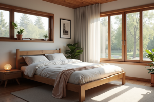 Sommier robuste avec lattes multiplis pour un sommeil de qualité