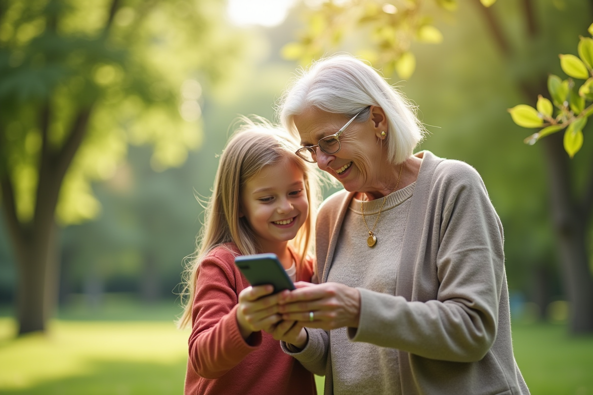 smartphone senior
